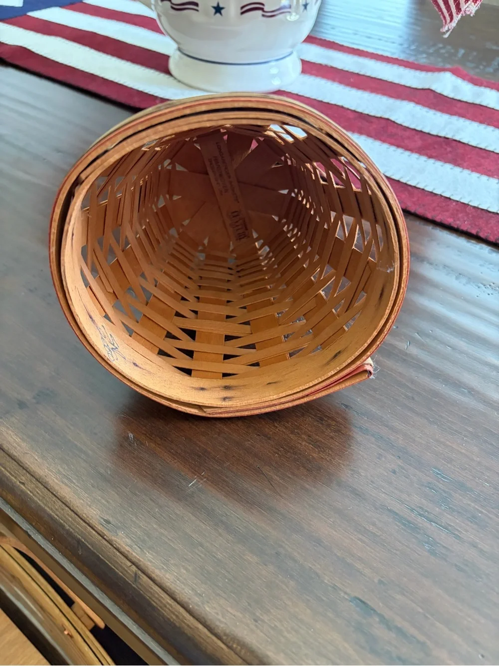 Longaberger Woven Bell Accent - Vintage